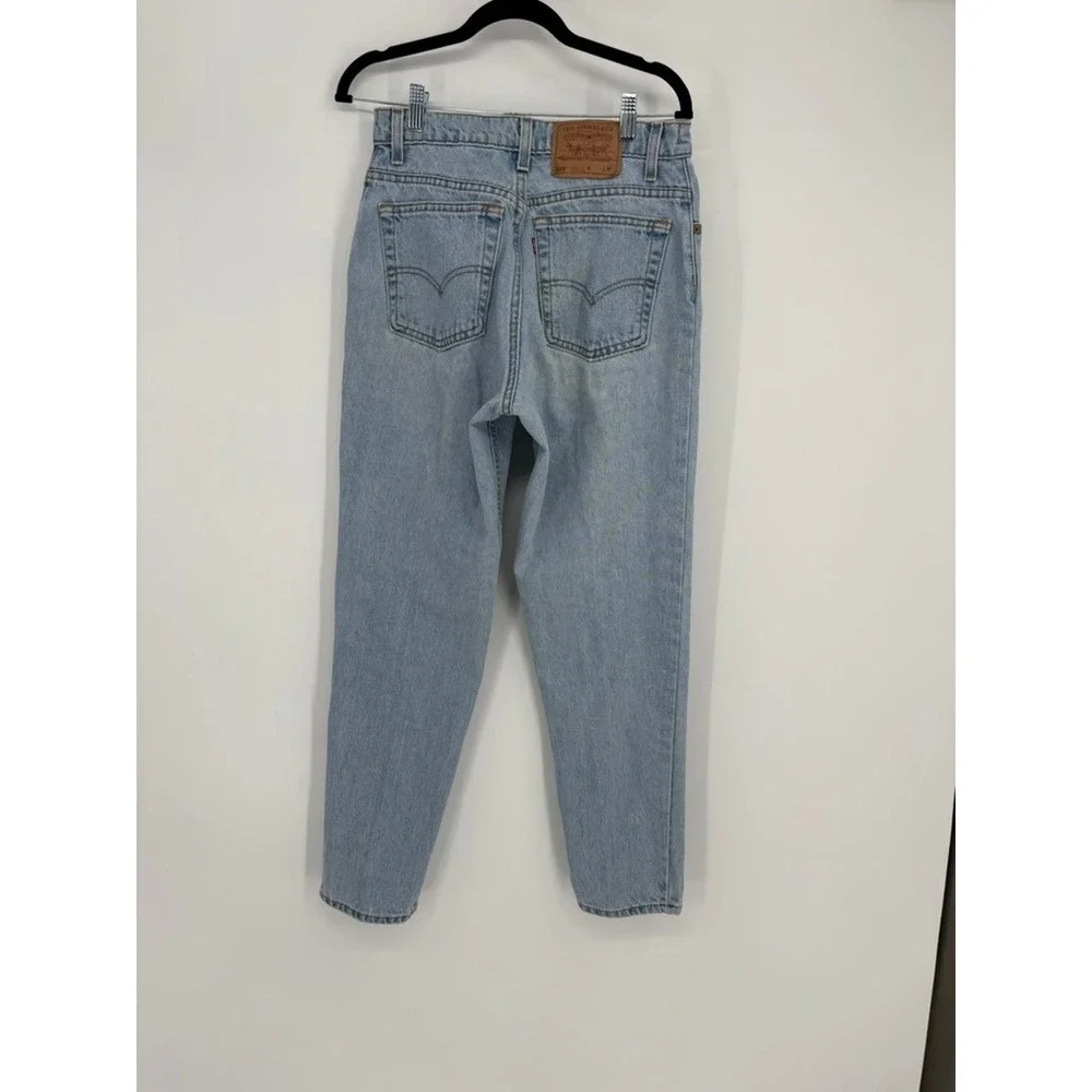 Levi's Jeans Women 10 Light 550 Relaxed‎ Fit Tapered Leg High Rise Vintage USA